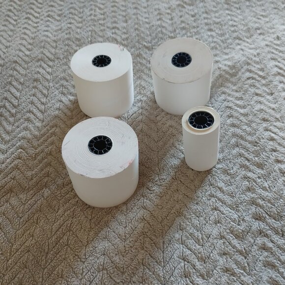 Calculator Spool + Paper rolls FOR SHARP QS2760H-2 Color ribbon printer - Picture 12 of 15